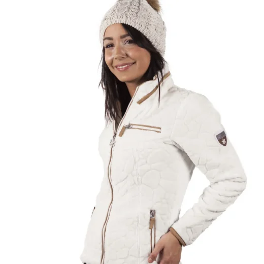 Veste femme polaire Innsbruck Blanc