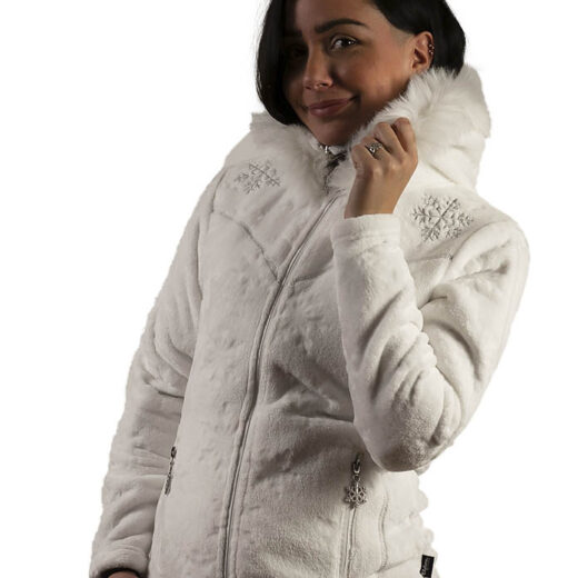 Veste polaire femme COURMAYEUR Blanc